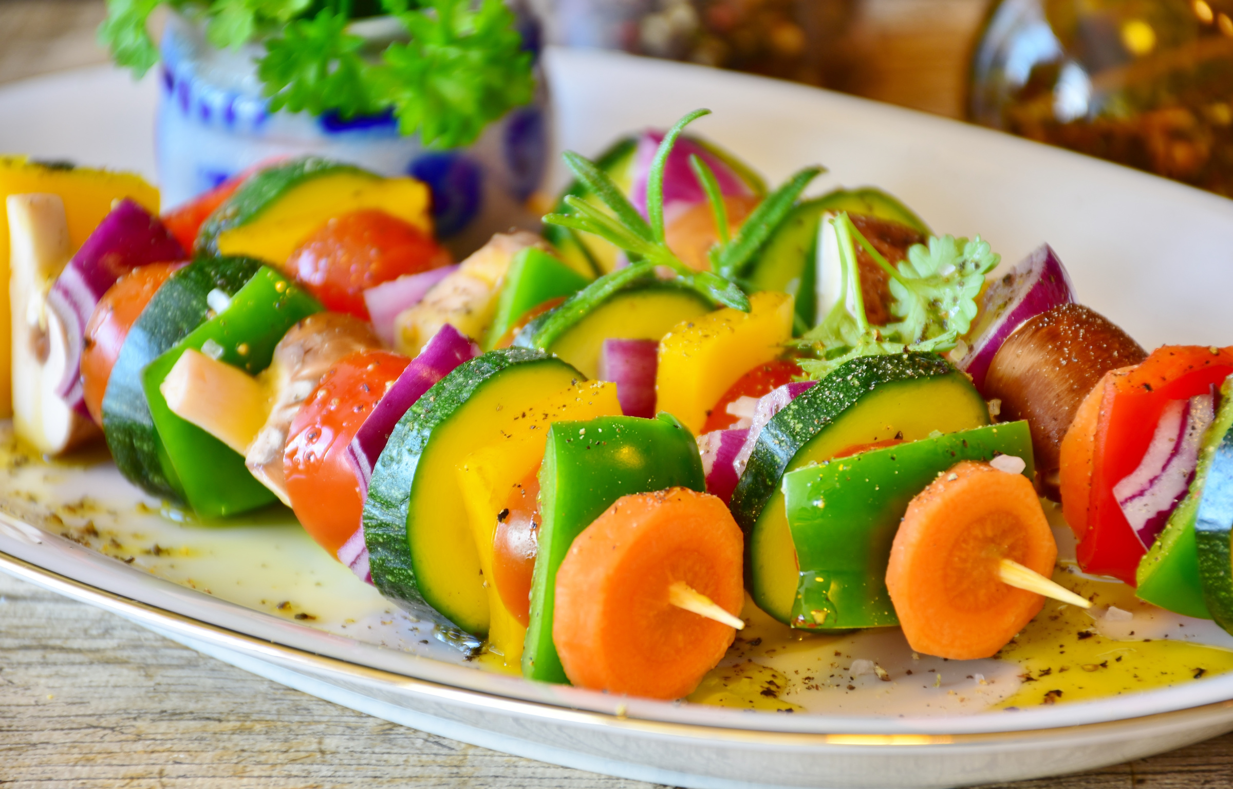 Healthy Vegetable Skewers